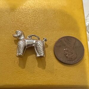 Vintage Handmade Silver 925 Poodle Charm